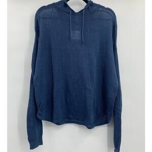 Simply Styled by Sears Hoodie Light Sweater Pullover Long Sleeve Blue Large NEW